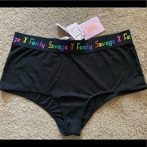 Savage x Fenty Forever Savage Booty Short w/ Rainbow Pride Logo